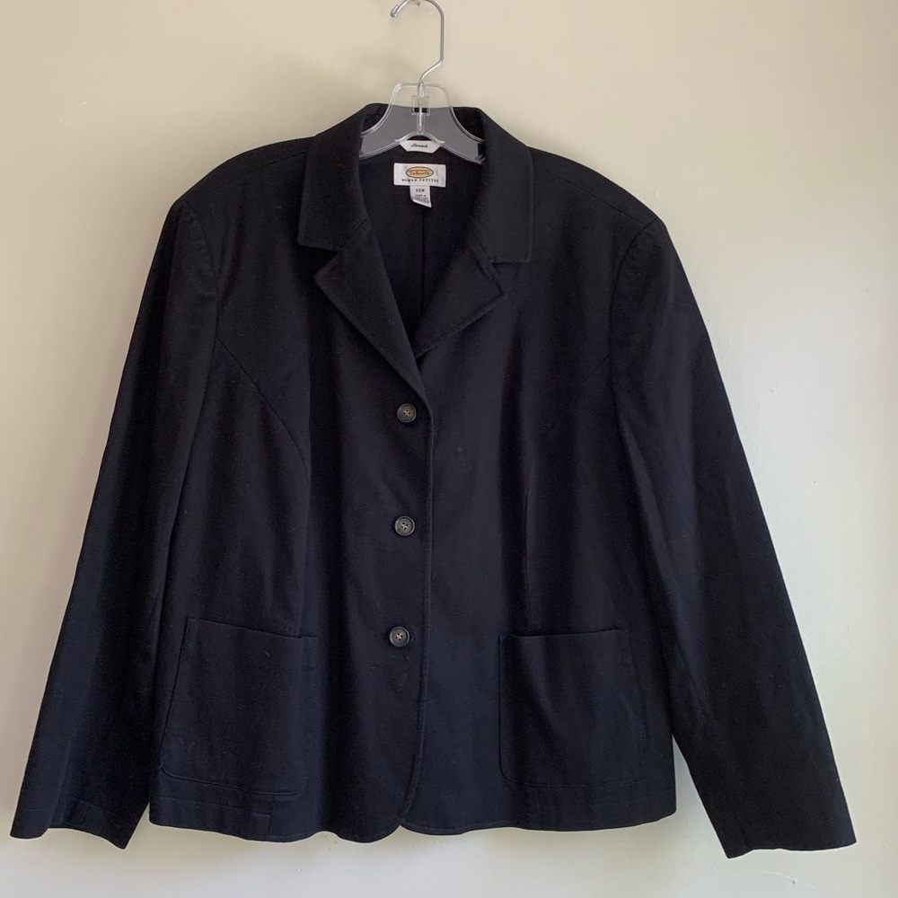 Talbots black jacket blazer size 20W - Picture 1 of 11